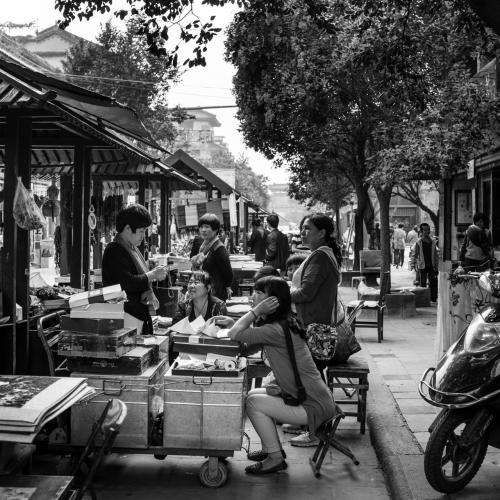 Pierre Tran Van Nhieu : Quartier des antiquaires (Xïan - Chine)