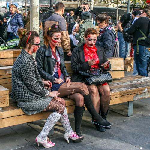 Yves Gelas : Zombies (Paris)