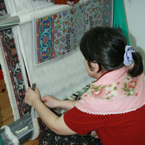 Yves GELAS : Tissage (Turquie)