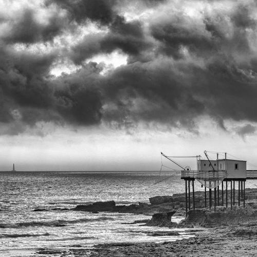 Michel BALOCHE - Sale temps sur Cordouan (Gironde)