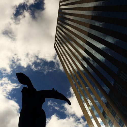 Thierry DELCROIX - Un ange dans la ville (La Défense)