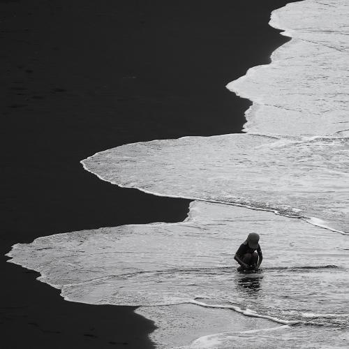Thierry DELCROIX : Sable noir