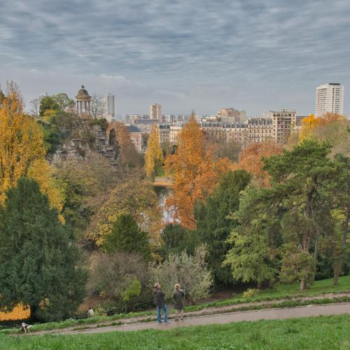 François PITTIONI - Automne aux Buttes Chaumont